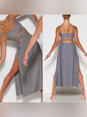 Kelle dance solo lyrical costume gray CLOSER TO FINE 8434 SA-Small adult